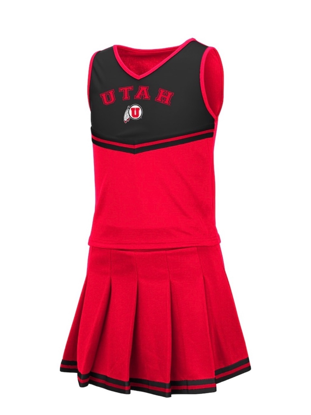 Utah Utes Colosseum Girls Youth Pinky Cheer Dress size small 6-6x